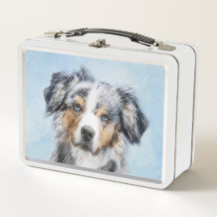 Lunch Box Peinture de berger américaine miniature - Chien Ar
