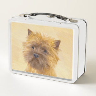 Lunch Box Peinture de Cairn Terrier - Cute Original Chien Ar