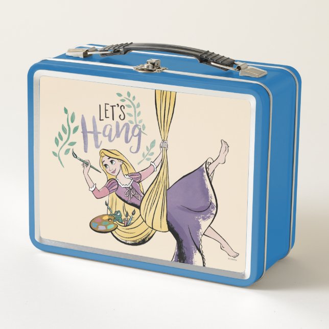 Lunch Box Peinture de Rapunzel "Accrochons-nous" (Devant)