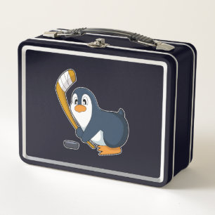 Lunch Box Penguin Hockey sur glace bâton de hockey sur glace