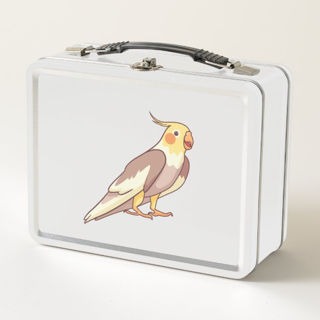 Lunch Box Perruche calopsitte oiseau (Devant)