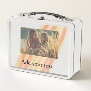 Lunch Box personnaliser ajouter votre photo noël eau personn