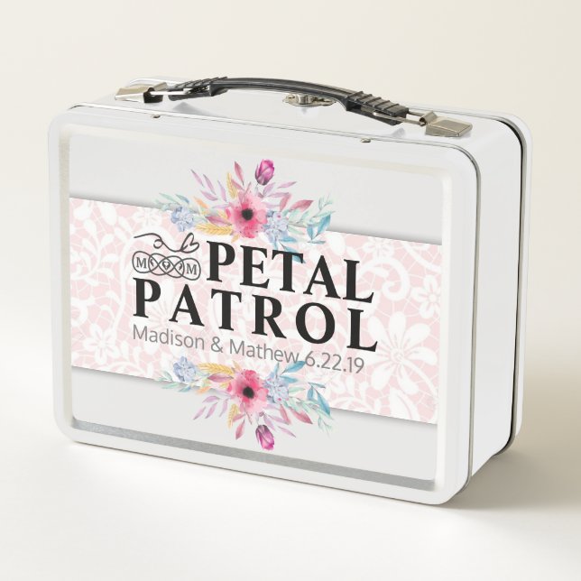 Lunch Box Pétale Patrol Flower Agent spécial boîte cadeau (Dos)
