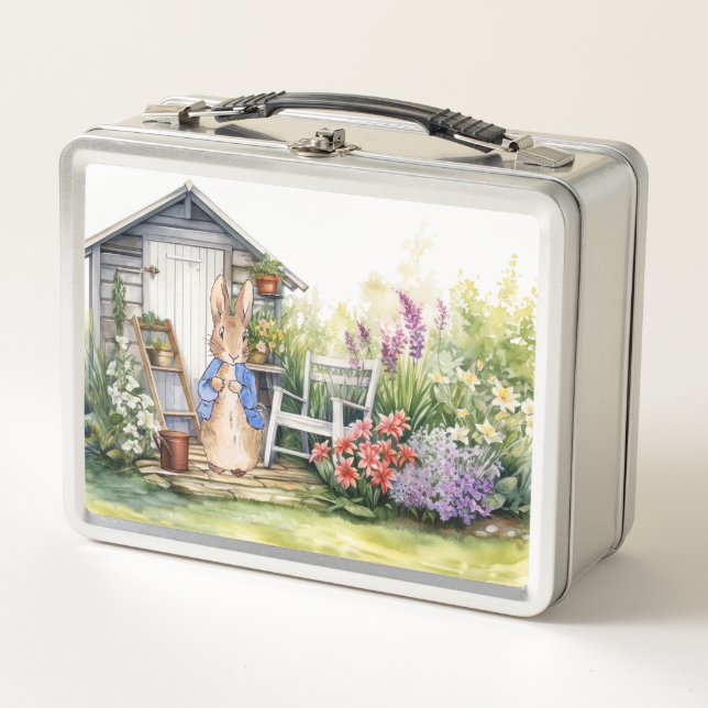 Lunch Box Peter le lapin et son abri de jardin (Devant)