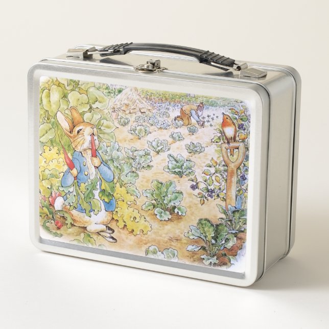 Lunch Box Peter le lapin mange des carottes (Devant)
