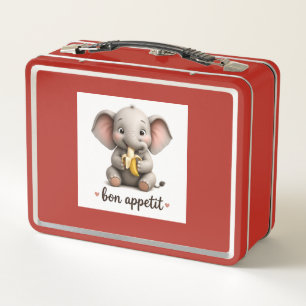 Lunch Box Petite Boîte à Repas Éléphant