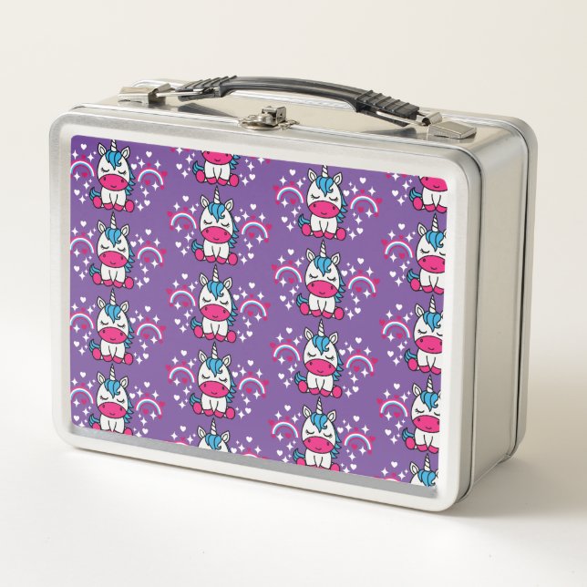 Lunch Box Petites filles Unicorn Pony (Devant)