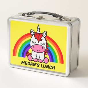 Lunch Box Petites Filles Unicorne Retour À L'École