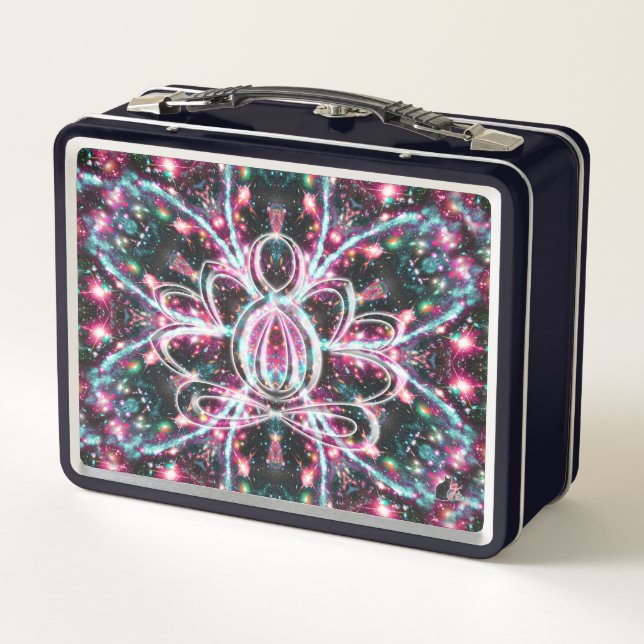 Lunch Box Phosphorescence Zen Lotus (Dos)