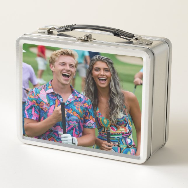 Lunch Box Photo de golf personnaliser (Devant)