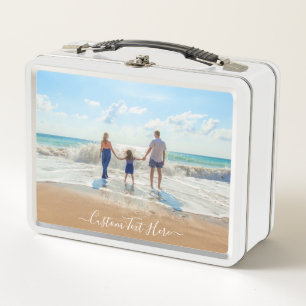 Lunch Box Photo et texte personnalisés - Unique votre propr