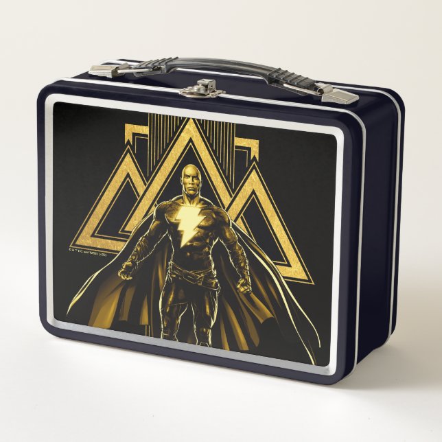 Lunch Box Pilier triangulaire noir Adam (Devant)