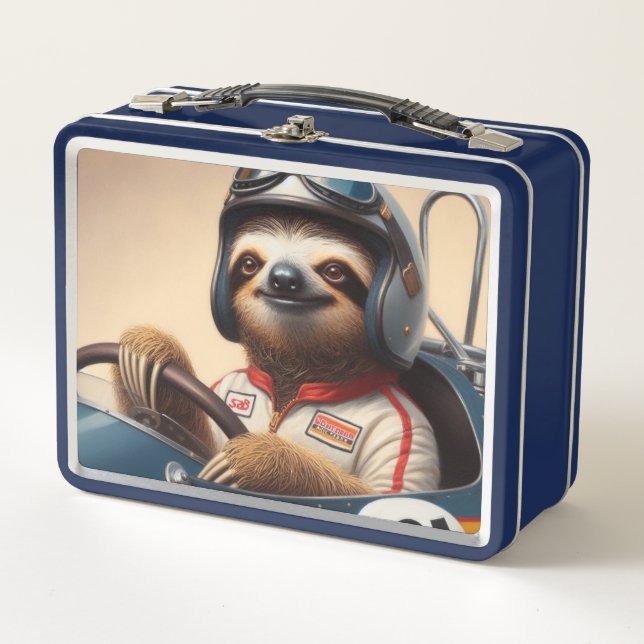 Lunch Box Pilote Sloth Racecar (Devant)