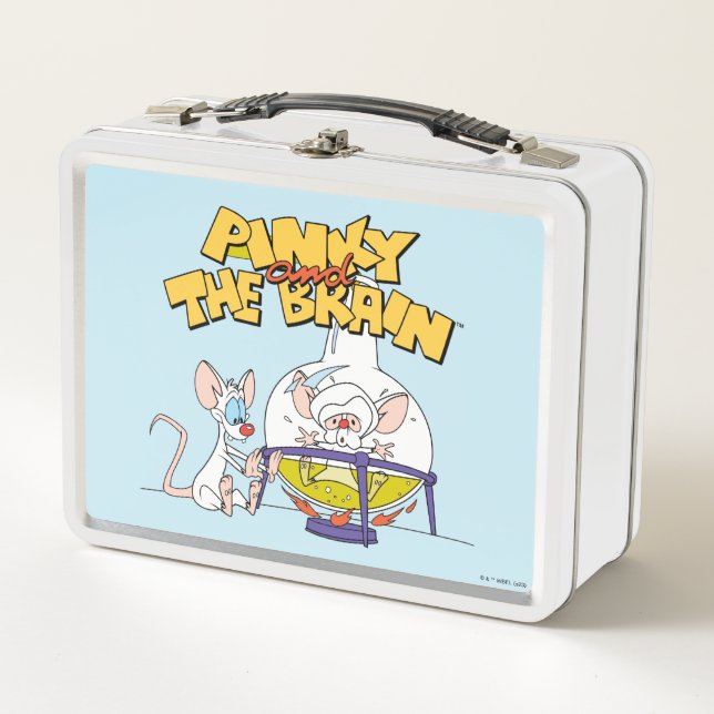 Lunch Box Pinky et le cerveau | Laboratoire (Devant)