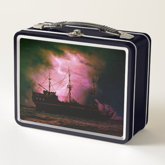 Lunch Box Pirate Ship Lunbox (Devant)