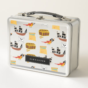 Lunch Box Pirate Ship Treasure Motif à thème de coffre