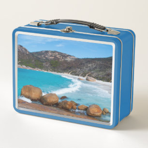 Lunch Box Plage blanche immaculée et océan bleu