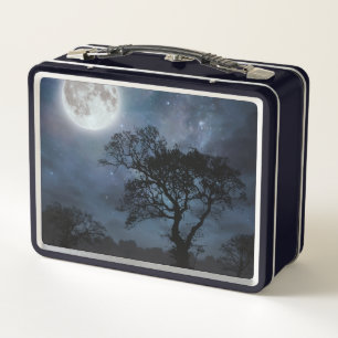 Lunch Box Pleine lune dans un ciel étoilé