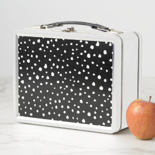 Lunch Box Points dalmatiens, Zones dalmatiennes, Noir et Bla