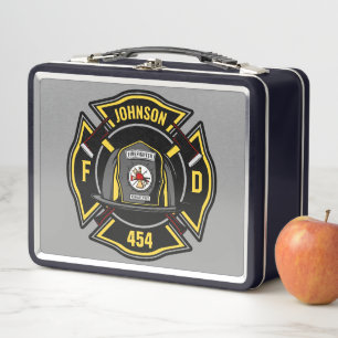 Lunch Box Pompier AJOUTER LE NOM L'équipe de Secourt du serv