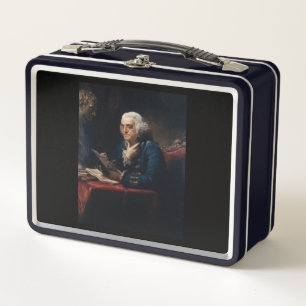 Lunch Box Portrait de pouce Benjamin Franklin à la Maison Bl