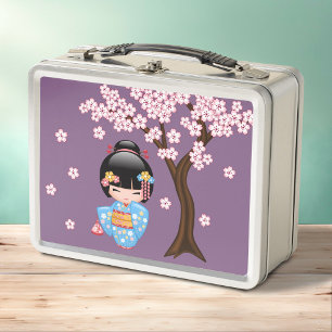 Lunch Box Poupée Maiko Kokeshi - Cute Japonaise Geisha Girl