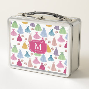 Lunch Box Princess Dresses Fairytale Petite fille Monogramme