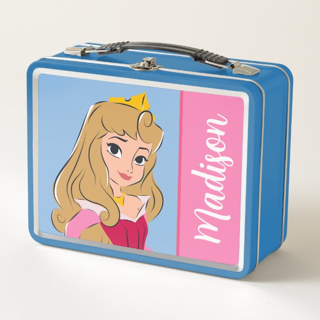 Lunch Box Princesse Aurora Plutôt en rose (Devant)