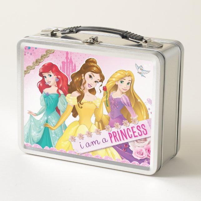 Lunch Box Princesse Disney | Ariel, Belle et Rapunzel (Devant)