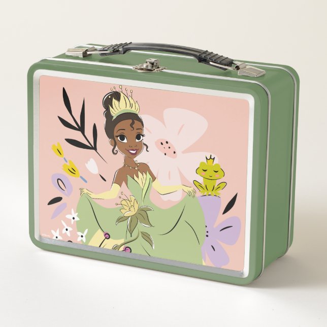 Lunch Box Princesse Disney | Tiana dans le jardin (Devant)
