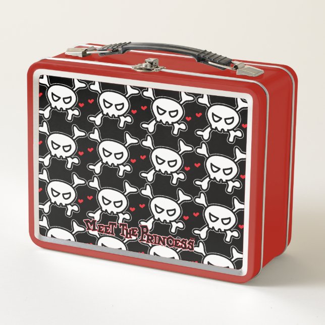 Lunch Box Princesse Skull&Cross Bones (Devant)