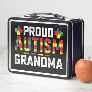 Lunch Box Proud Autism Grandma Awareness Autistic Family