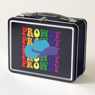 Lunch Box Prowdy Rodeo Howdy Cowboy Cowgirl LGBTQ Western