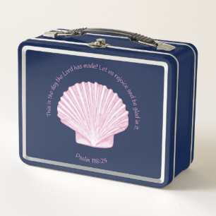Lunch Box Psaume 118:24 C'est le jour avec coquillage