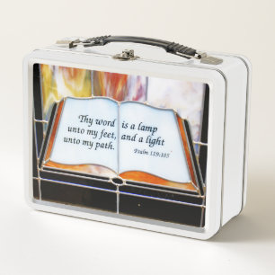 Lunch Box Psaume 119:105 Verset de la Bible