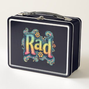 Lunch Box Rad les années 70 Super psychédélique esthétique