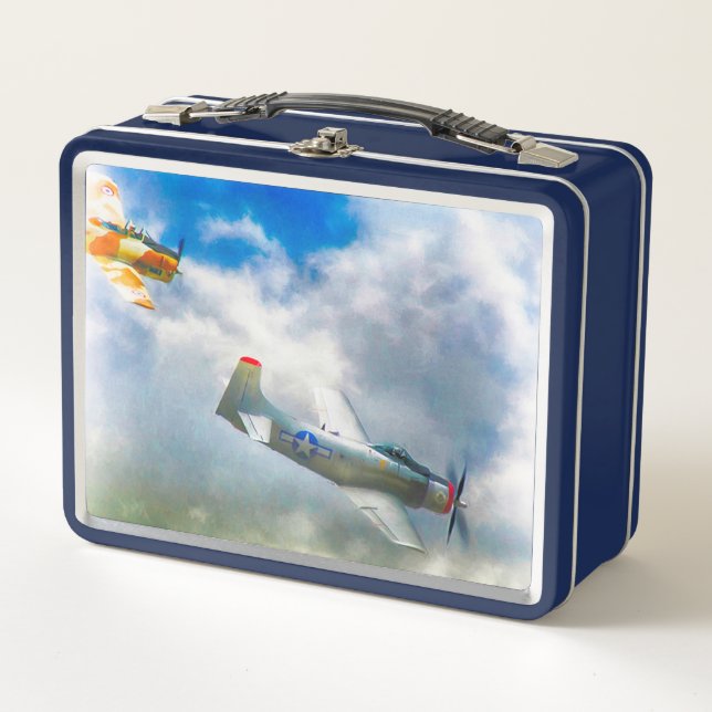 Lunch Box RAIDERS DE LA FORCE AÉRIENNE DE 2ème guerre mondia (Devant)