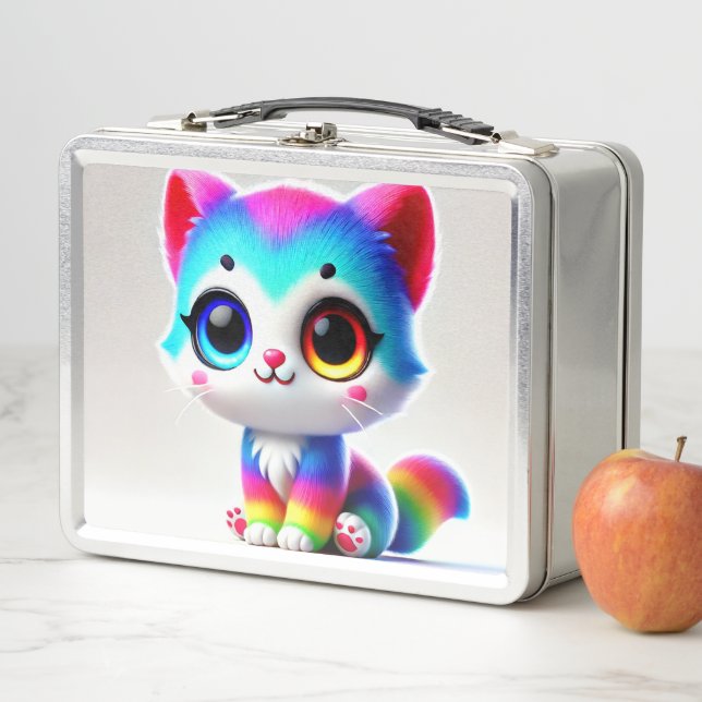 Lunch Box Rainbow Kitten (En situation)