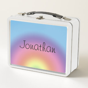Lunch Box - Rainbow with name