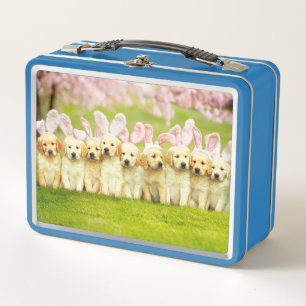 Lunch Box Rangée de lapins chiots