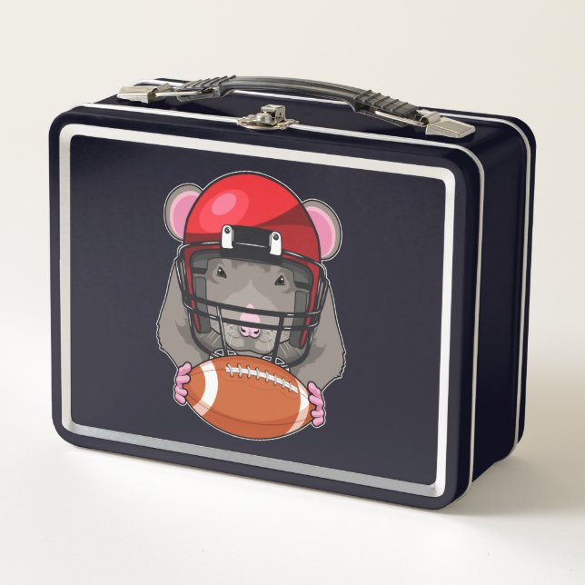 Lunch Box Rat au football (Devant)