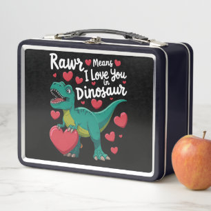 Lunch Box Rawr Signifie Je T'aime En Dinosaure T Rex Saint-V