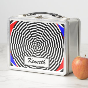 Lunch Box Rayonnement noir et blanc par Kenneth Yoncich