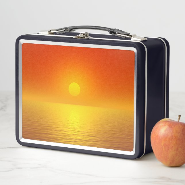 Lunch Box Réflexion du coucher de soleil (En situation)