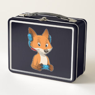 Lunch Box Renard comme joueur avec Joystick
