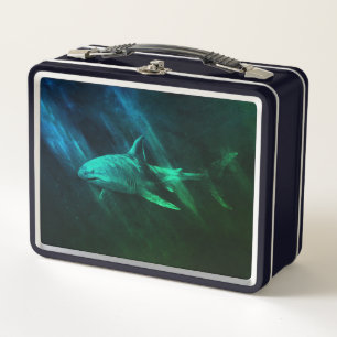 Lunch Box Requin Bleu-vert