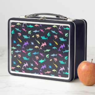 Lunch Box Requin coloré sous la mer School Party