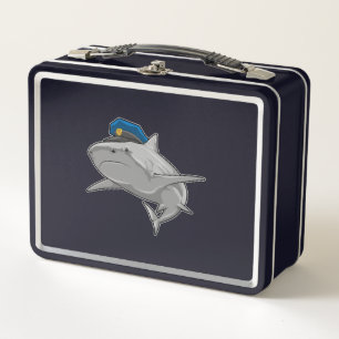 Lunch Box Requin en tant que policier Police