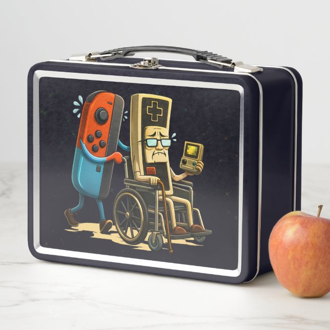 Lunch Box Respect Your Elders Gaming Control Retro Funny (En situation)