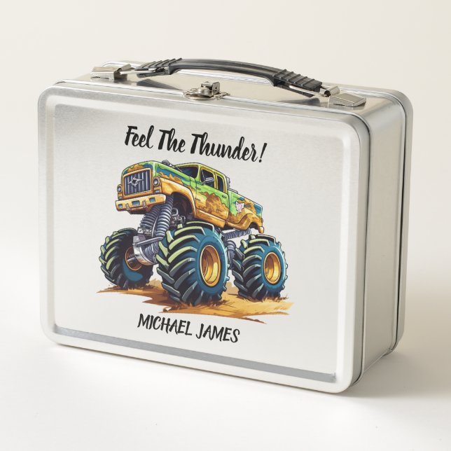 Lunch Box Ressentez le camion Thunder Monster (Devant)